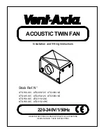 Vent-Axia ATQ 400-14C Installation And Wiring Instructions preview