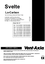 Vent-Axia Lo-Carbon Silhouette 100HT Installation And Wiring Instructions preview