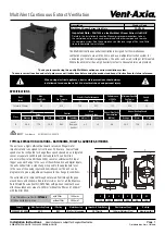 Preview for 1 page of Vent-Axia MultiVent FAN7453 Manual