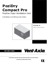 Vent-Axia PoziDry Compact Pro Installation And Wiring Instructions preview