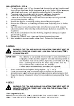 Preview for 5 page of Vent-Axia Solo Pro SELV Series Installation And Wiring Instructions