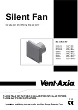 Vent-Axia VASF100B Installation And Wiring Instructions preview