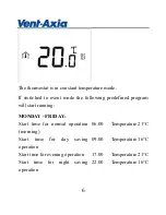 Preview for 7 page of Vent-Axia VAUFHTC Installation And Wiring Instructions