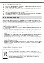 Preview for 24 page of Vente Unique COSALEA EM6700 Instruction Manual