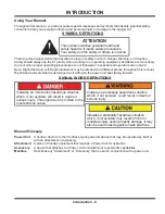 Preview for 5 page of Ventrac LA162 Operator'S Manual & Parts Drawings