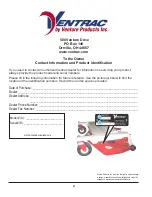 Preview for 2 page of Ventrac LM600 Operator'S Manual & Parts