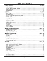 Preview for 3 page of Ventrac LM600 Operator'S Manual & Parts