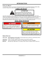 Preview for 6 page of Ventrac LM600 Operator'S Manual & Parts