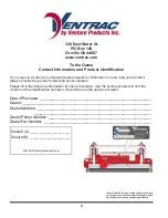 Preview for 2 page of Ventrac MC600 Operator'S Manual & Parts Drawings