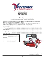 Preview for 2 page of Ventrac MT720 Operator'S Manual & Parts Drawings