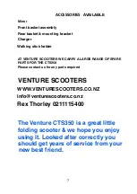 Preview for 9 page of venture CTS350 User Manual