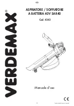 Preview for 3 page of Verdemax 4343 Operating Manual