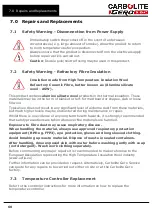 Preview for 60 page of VERDER CARBOLITE GERO 2132 Installation, Operation And Maintenance Instructions