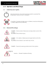 Preview for 4 page of VERDER CARBOLITE GERO CWF 11/13 Installation, Operation And Maintenance Instructions