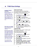 Preview for 42 page of Verizon T1960 User Manual