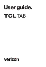 Preview for 1 page of Verizon TCL TAB User Manual