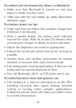 Preview for 62 page of Verizon TCL TAB User Manual