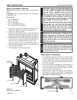 Preview for 43 page of Vermont Castings 33CFDV(N/P)(V/I)SB Installation And Operating Instructions Manual