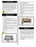 Preview for 10 page of Vermont Castings RFS22 Installation Instructions & Homeowner'S Manual