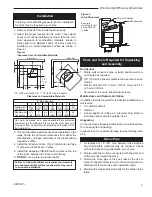 Preview for 3 page of Vermont Castings Windsor WR247001 Owner'S Manual