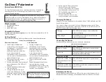 Preview for 1 page of Vernier Go Direct GDX-POL Manual