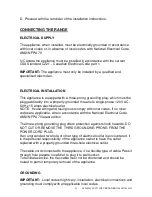 Preview for 13 page of Verona VEFSGG30 Instruction, Use And Maintenance Manual