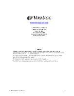 Preview for 3 page of VersaLogic VL-ENCL-5 Reference Manual