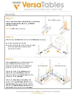 Preview for 4 page of VersaTables PowerLift L-Shaped Standing Desk Assembly And Use Instructions