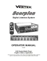 Vertek SCORPION 2330 Operator'S Manual preview