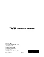 Preview for 31 page of Vertex Standard VX-6000 Operating Manual