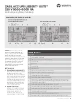 Preview for 33 page of Vertiv LIEBERT GXT5-5000HVRTUXLN Quick Installation Manual