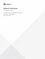 Vertiv NetSure 2100 Series Installation Manual preview