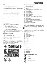 Preview for 11 page of VERTO 52G547 Instruction Manual