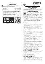 Preview for 9 page of VERTO 52G549 Instruction Manual