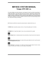 Preview for 3 page of VESPA 633844 IT Service Manual