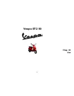 Preview for 17 page of VESPA ET2 50 User Manual