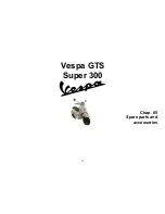 Preview for 73 page of VESPA GTS Super 300 User Manual