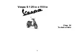 Preview for 65 page of VESPA S 125 ie Manual