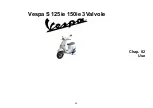 Preview for 25 page of VESPA S 125ie 3Valvole Manual