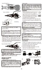 Preview for 38 page of Vessel 20USB-S1F Instruction Manual And Safety Instructions