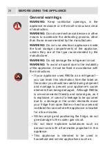 Preview for 24 page of Vestfrost VD 205 FNS User Manual