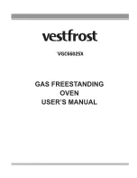 Preview for 1 page of Vestfrost VGC6602SX User Manual