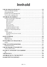 Preview for 112 page of Vestfrost VICF 11177 S NoFrost User Manual