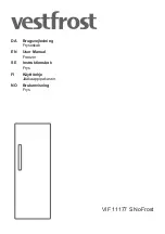 Vestfrost VIF 11177 S User Manual preview