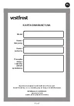 Preview for 47 page of Vestfrost VR-BF27952H1S Operation Manual