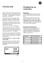 Preview for 7 page of Vestfrost WB5000 Instructions For Use Manual