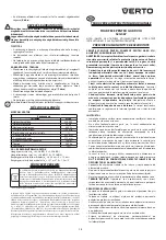 Preview for 19 page of VETRO 52G567 Instruction Manual