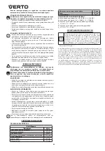 Preview for 42 page of VETRO 52G567 Instruction Manual