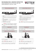 Preview for 2 page of Vetter Gekko Mounting Instructions