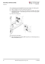 Preview for 22 page of Vetter ManuTel G2 MTGZ16/10/16/A Operating Instructions Manual